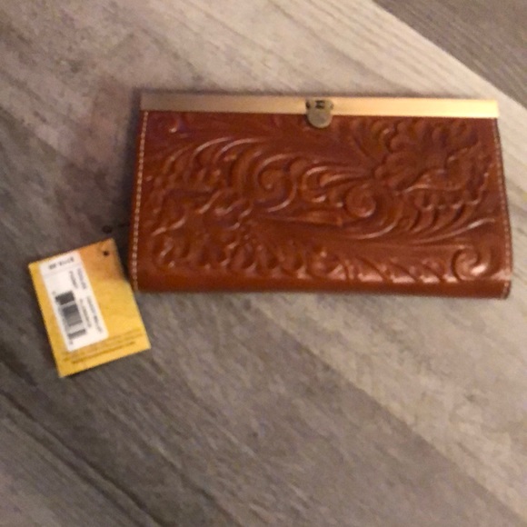 Patricia Nash Tooled Leather Cauchy Wallet Color Florence NWT & Card - Picture 11 of 12
